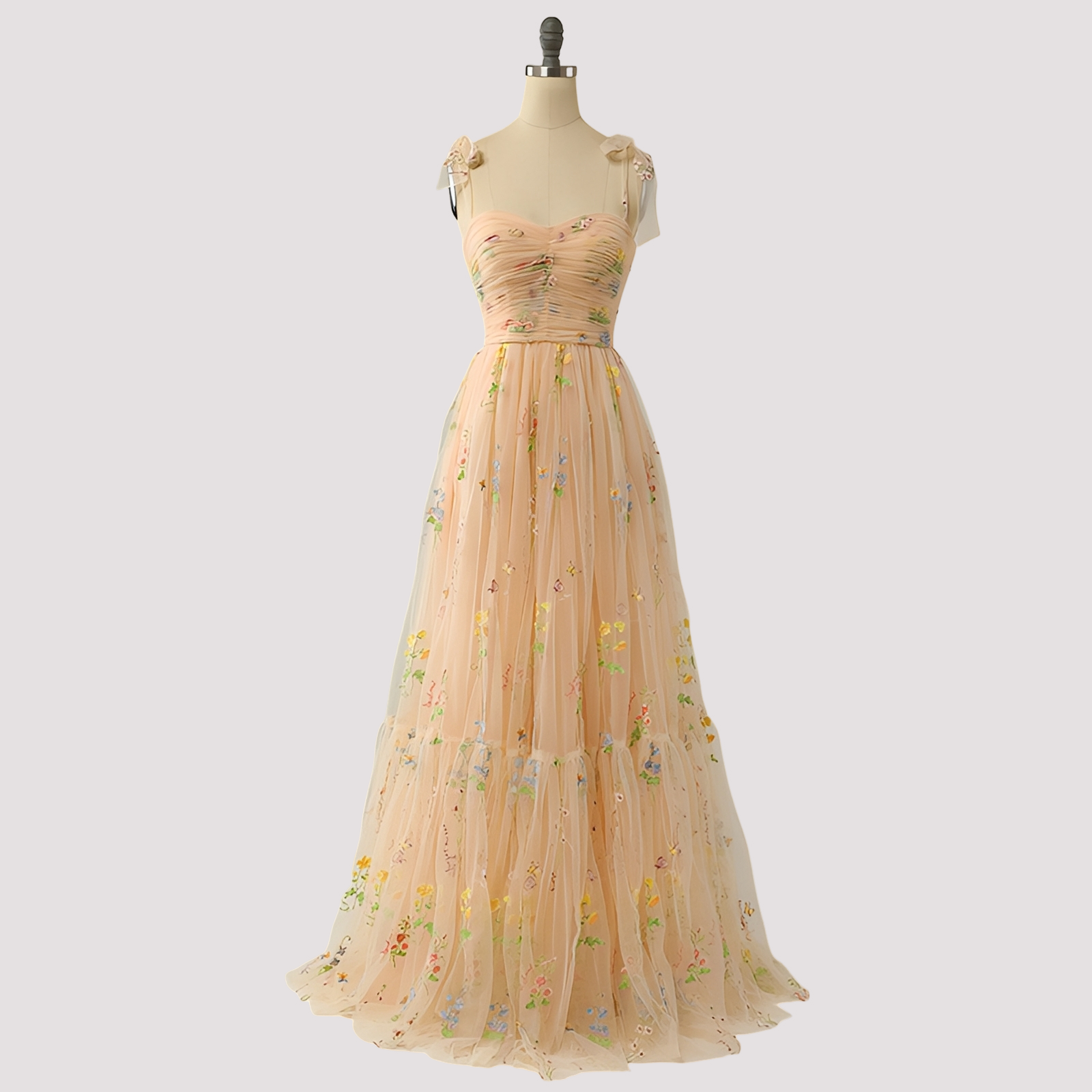 Livia - Robe de bal élégante avec broderies florales