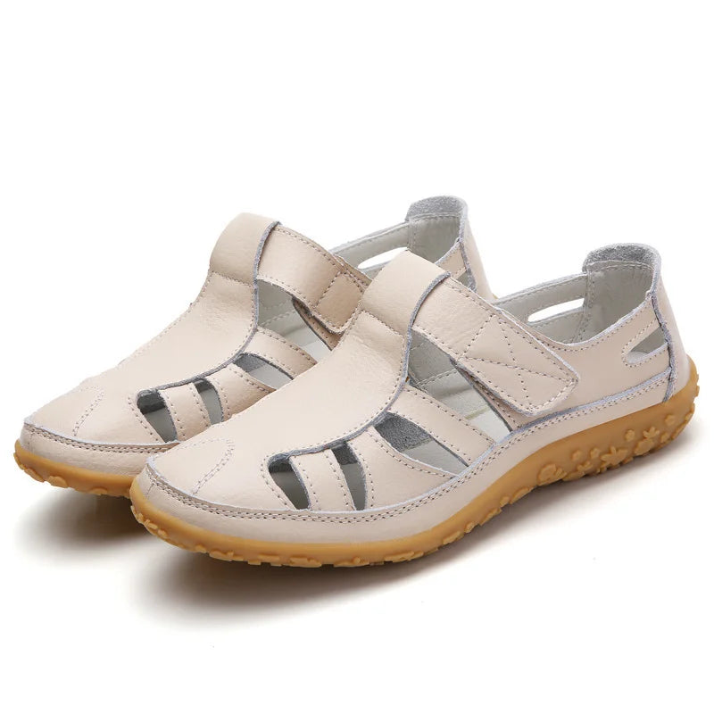 Marshana - Sandales confortables antidérapantes pour femmes, avec soutien orthopédique