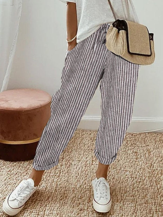 Mel - Trendy Linen Trousers for Summer