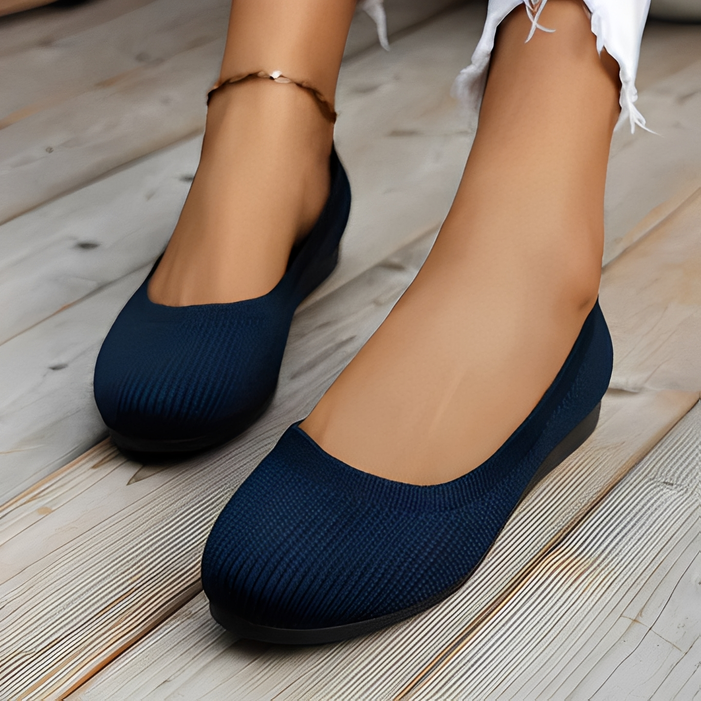 Karryle - Bequeme Damenschuhe mit rundem Vorderteil