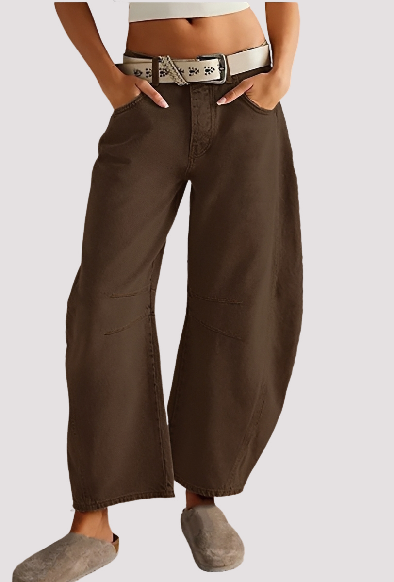 Kendra - Pantalon Large Élégant