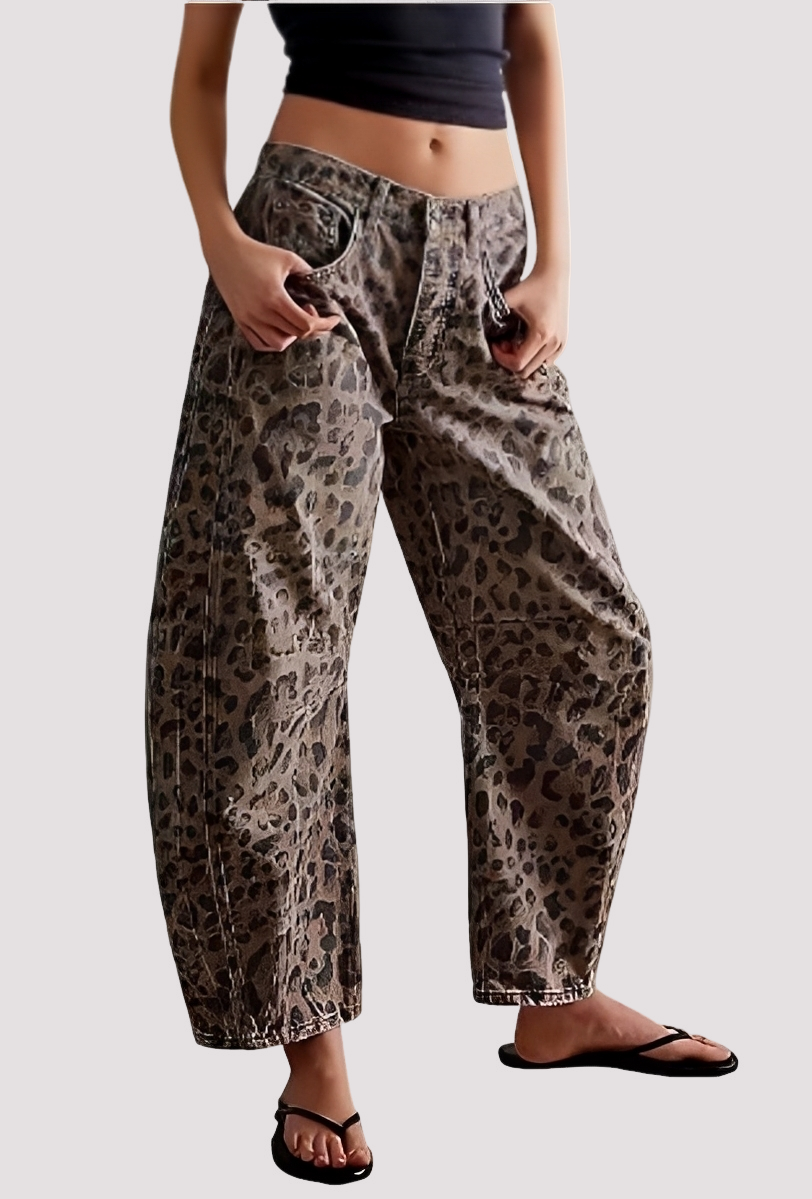 Kendra - Pantalon Large Élégant