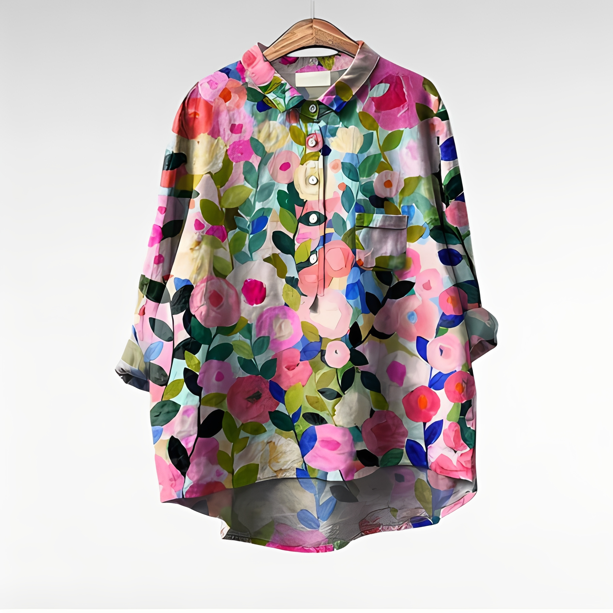 Karley - Chemisiers à fleurs classiques pour femmes