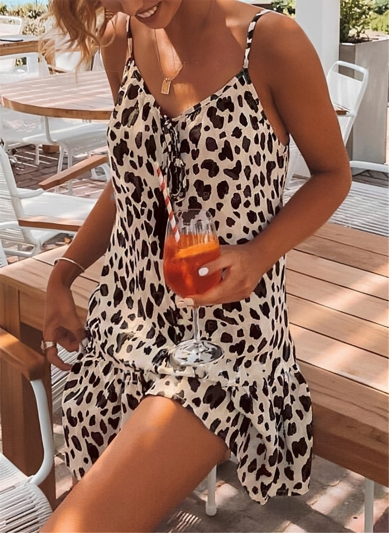 Tiffany - Robe confortable et décontractée avec motif pour femmes