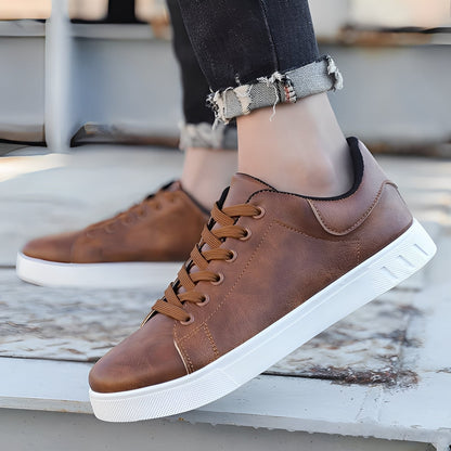 Jerome - Chaussures plates en cuir modernes pour hommes
