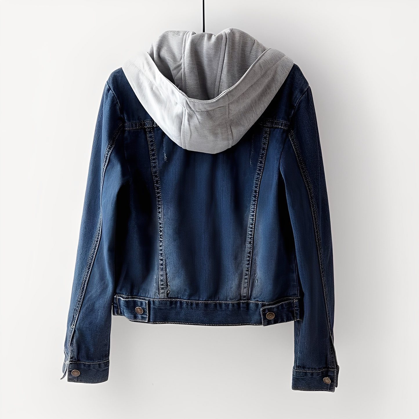 Karolyn - Élégante veste en jean avec capuche pour femmes