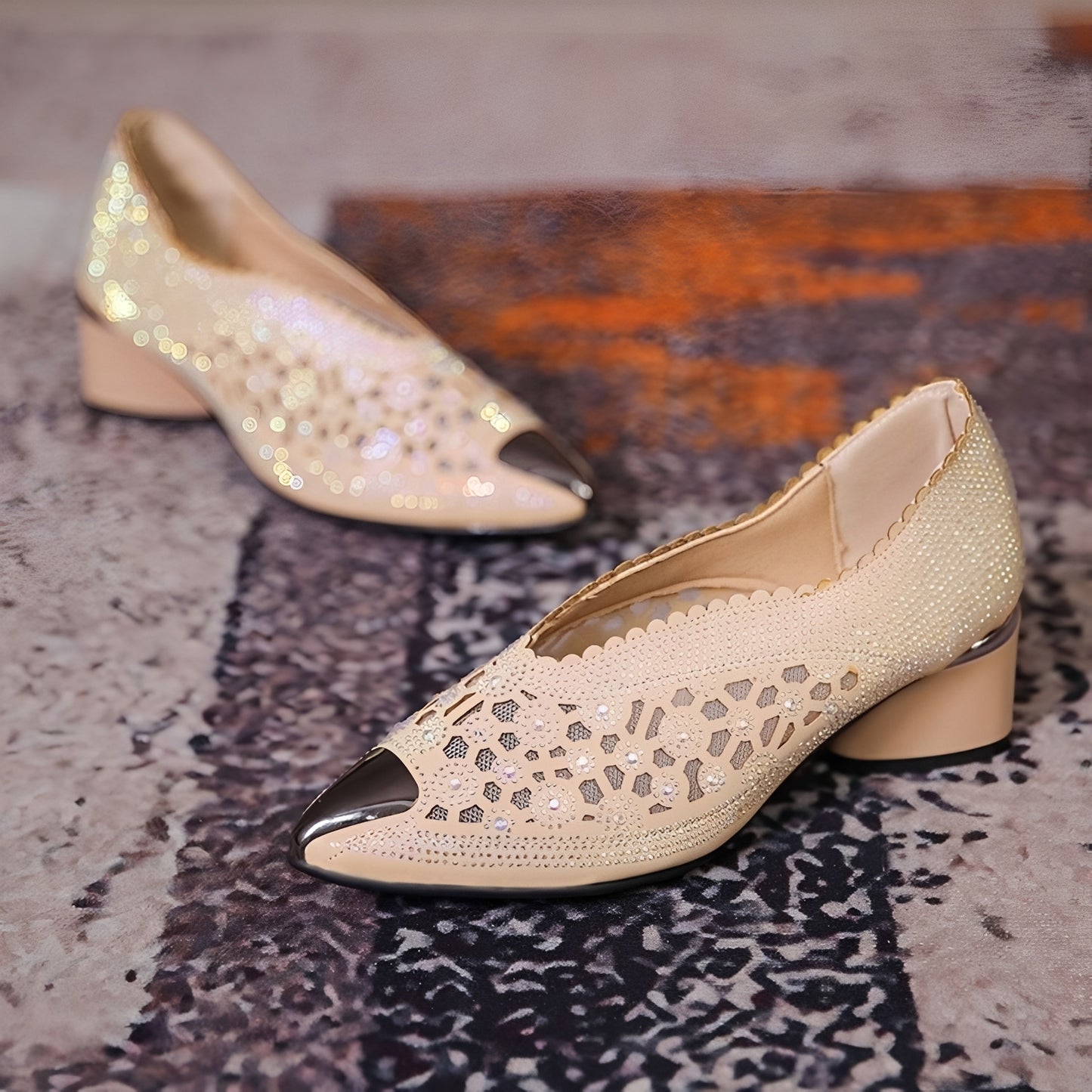 Priscille - Sandales élégantes en maille pour femmes