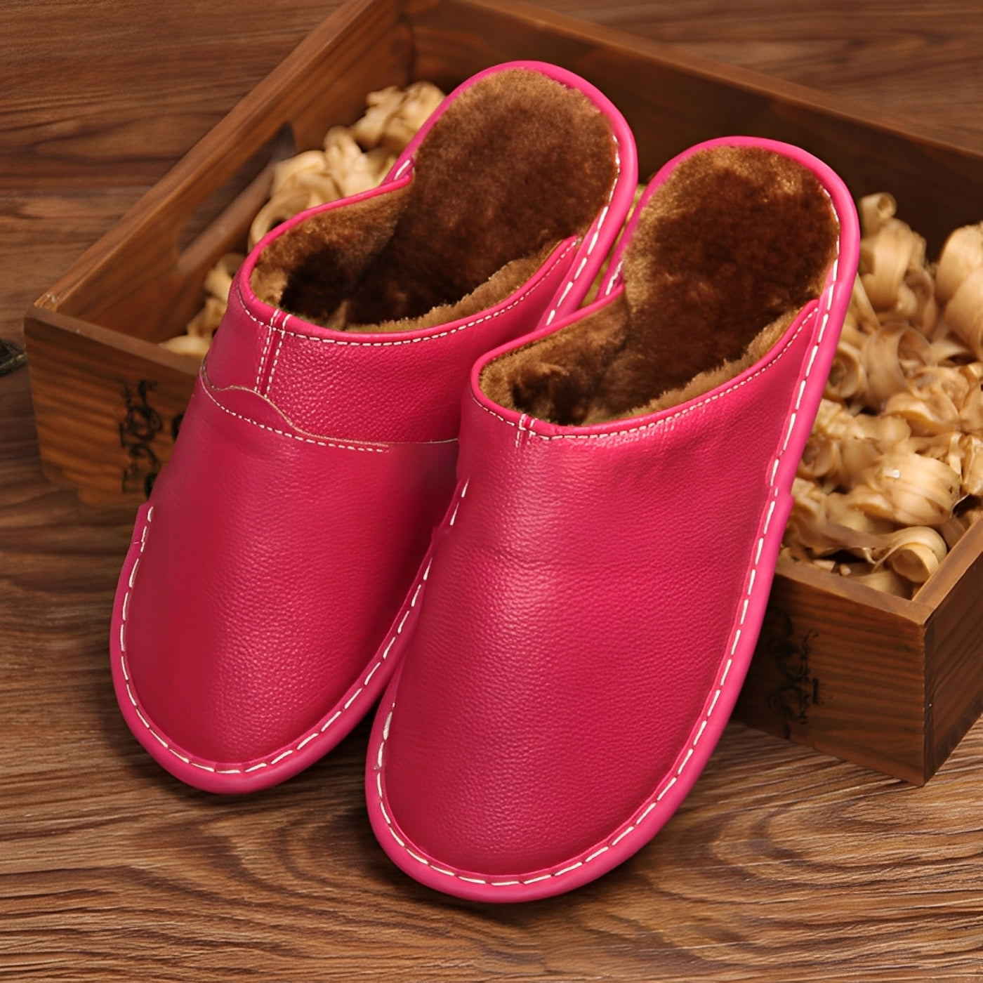 Xavier - Sandales chaudes en coton pour hommes