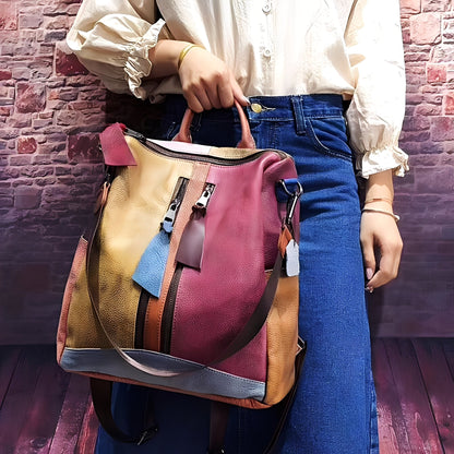 Alayna - Sac à dos en cuir classique pour femmes