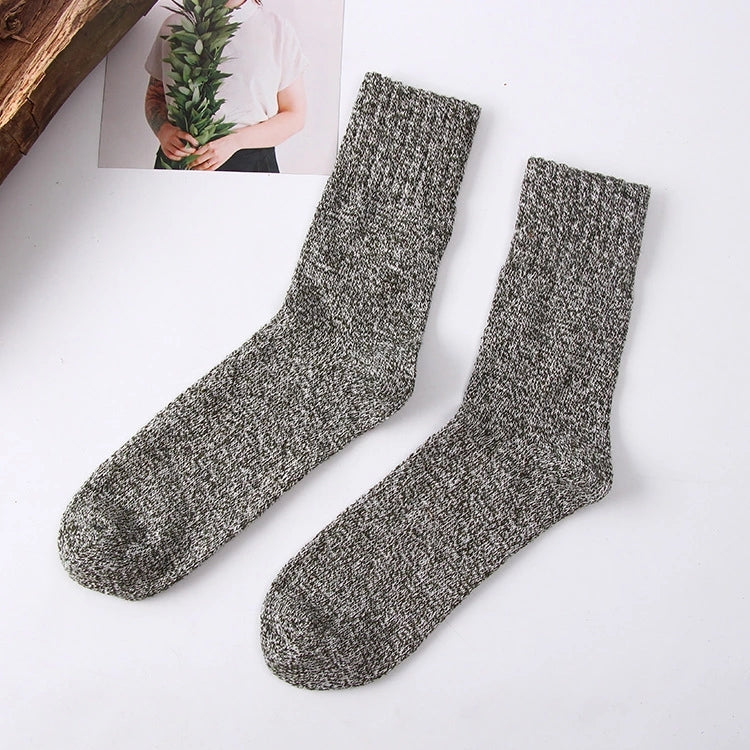 Jason - Chaussettes d'hiver épaisses en laine pour homme