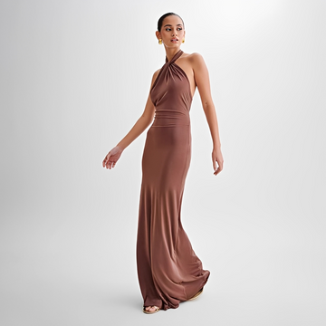 Mabel - Robe Maxi Élégante avec Dos Ouvert