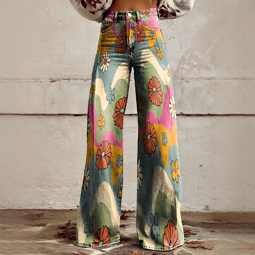Shannon - Pantalon Large Stylé