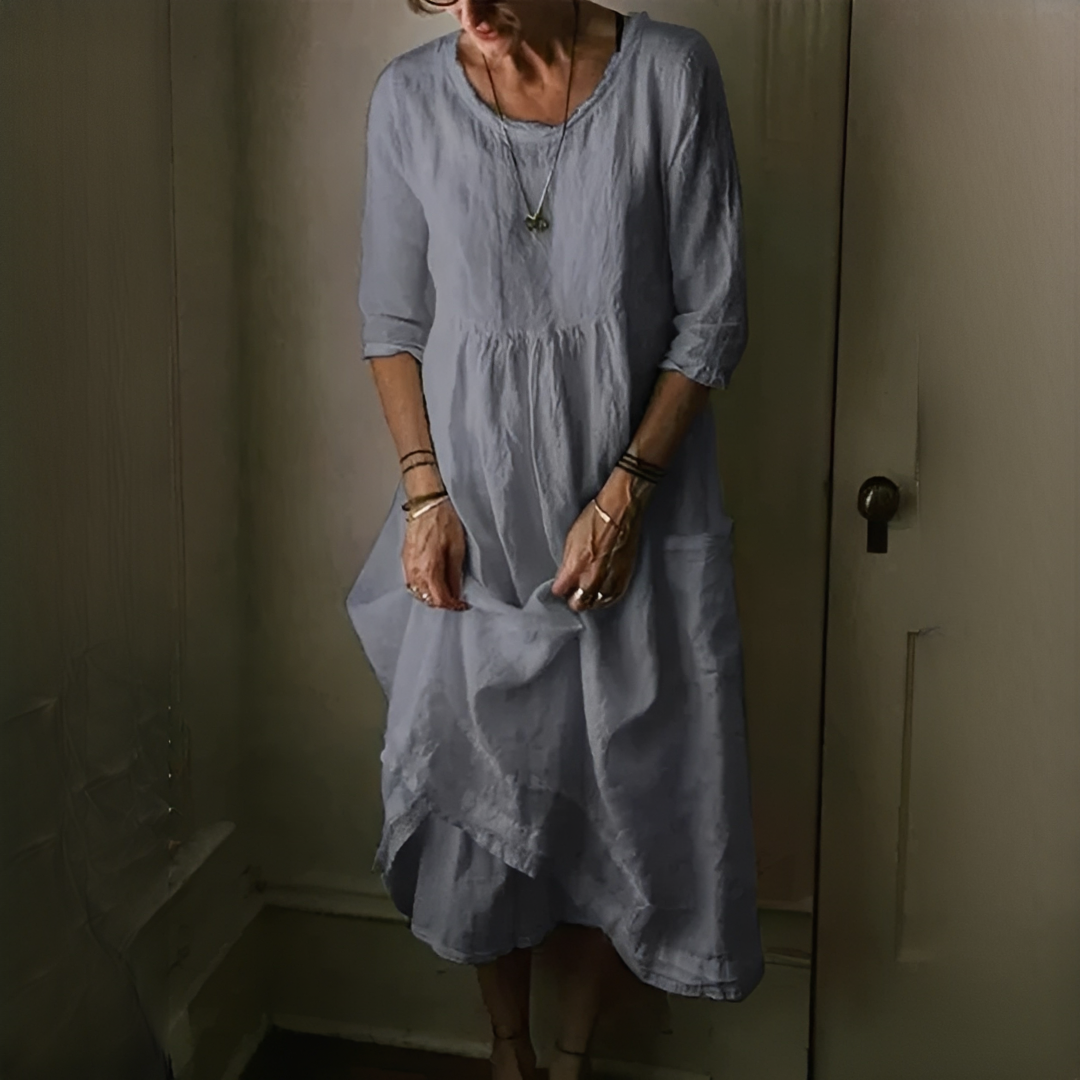Aimee - Robe Plissée Confortable