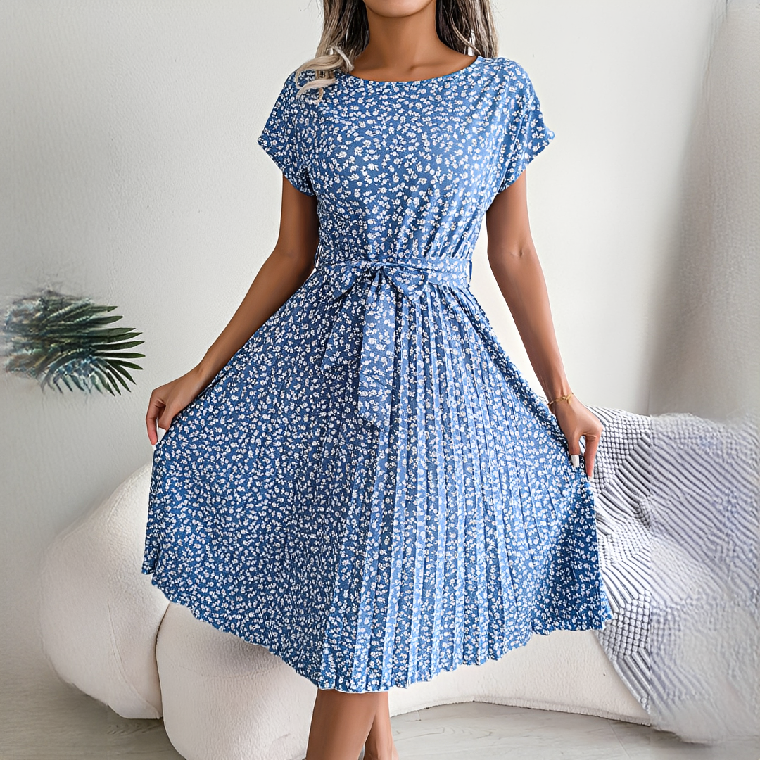 Lyka - Robe d'été élégante à manches courtes pour femme