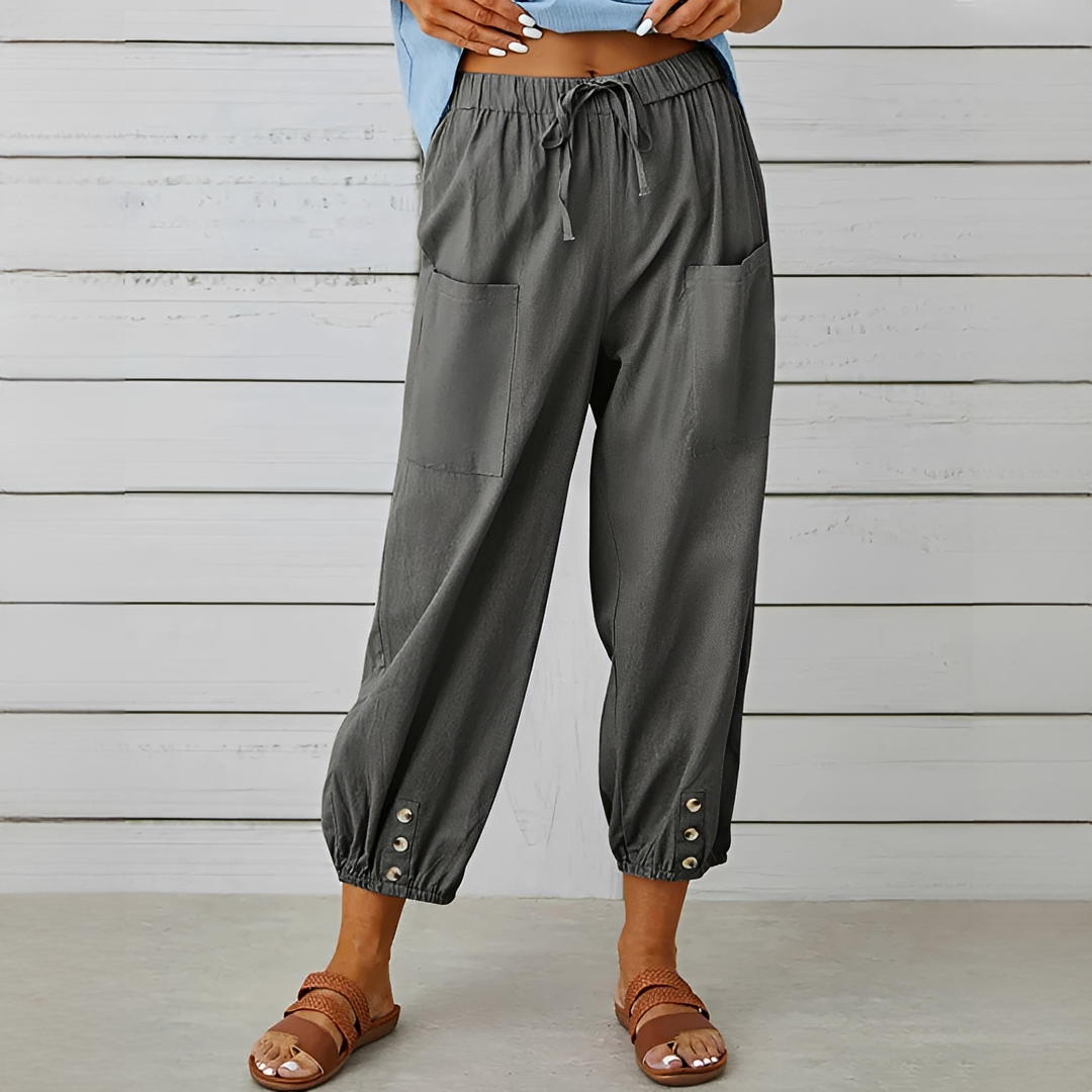 Scarlett - Pantalon confortable à cordon