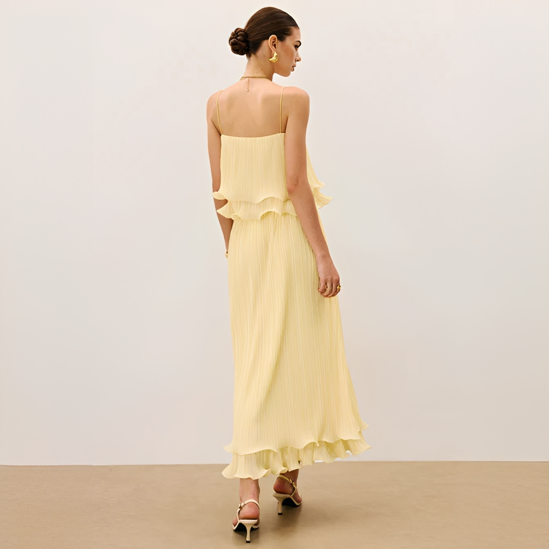 Daphne - Set Élegant de Jupe Plissée