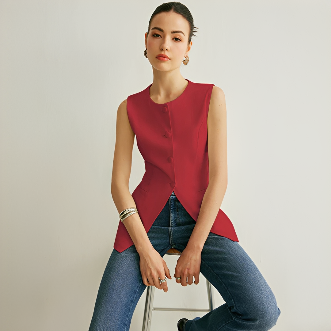 Nyla - Veste Élégante Sans Manches