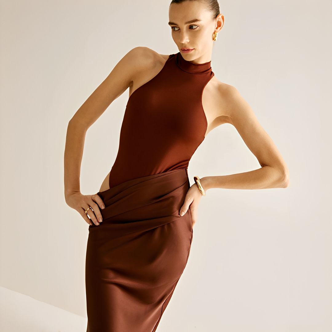 Shyanne - Robe Maxi Slim à la Mode