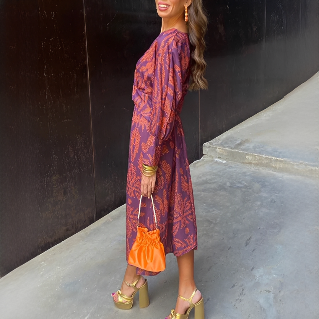 Elsie - Robe longue chic