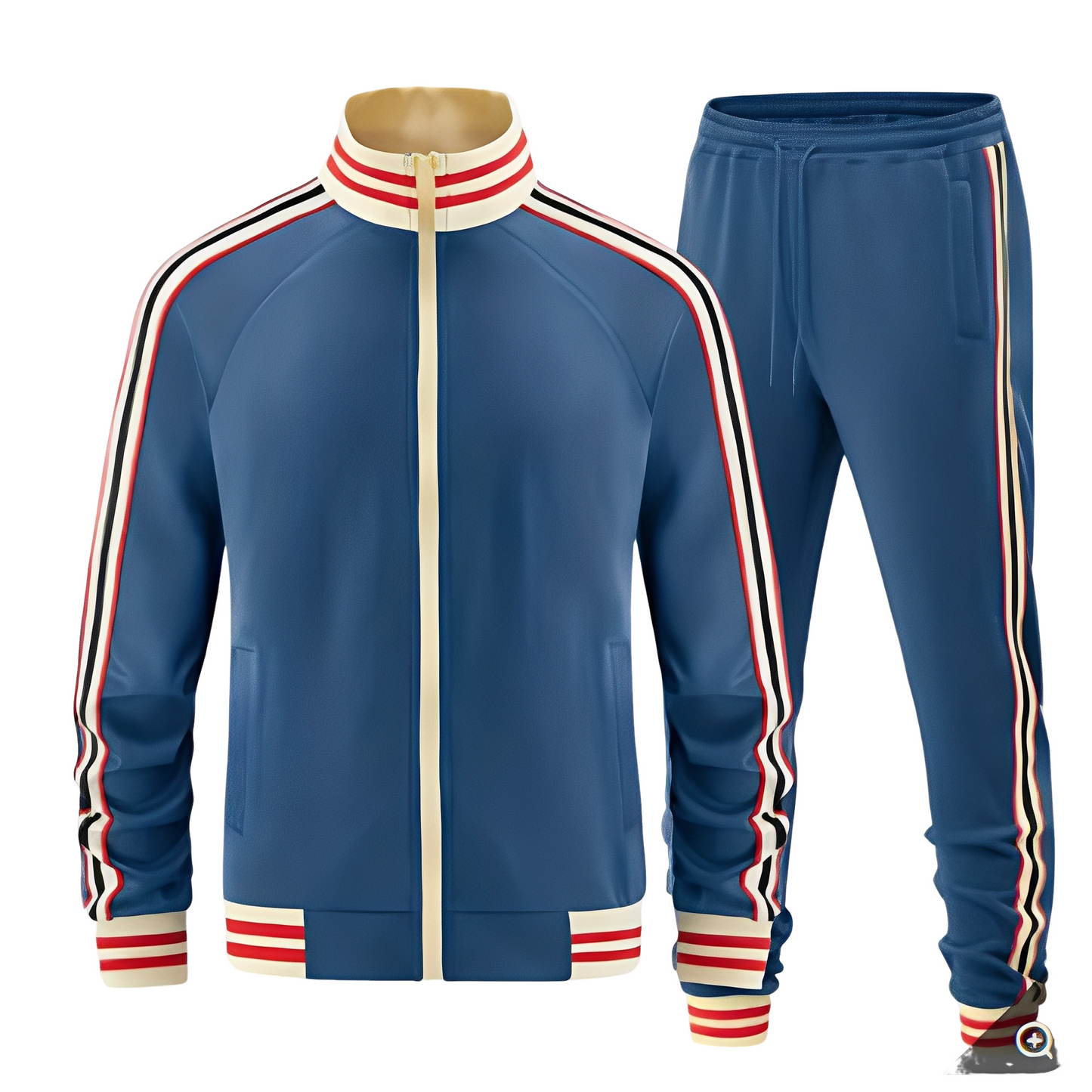 Cullen - Ensembles de sport élégants à rayures pour hommes