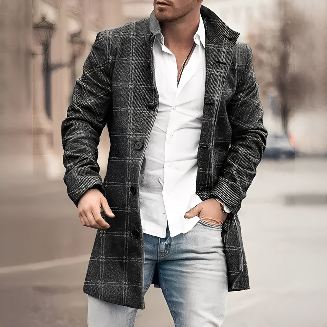 Donald - Trench-coat d'hiver tendance pour homme