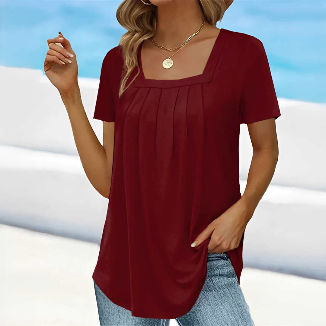 Lidania - Blouse plissée élégante