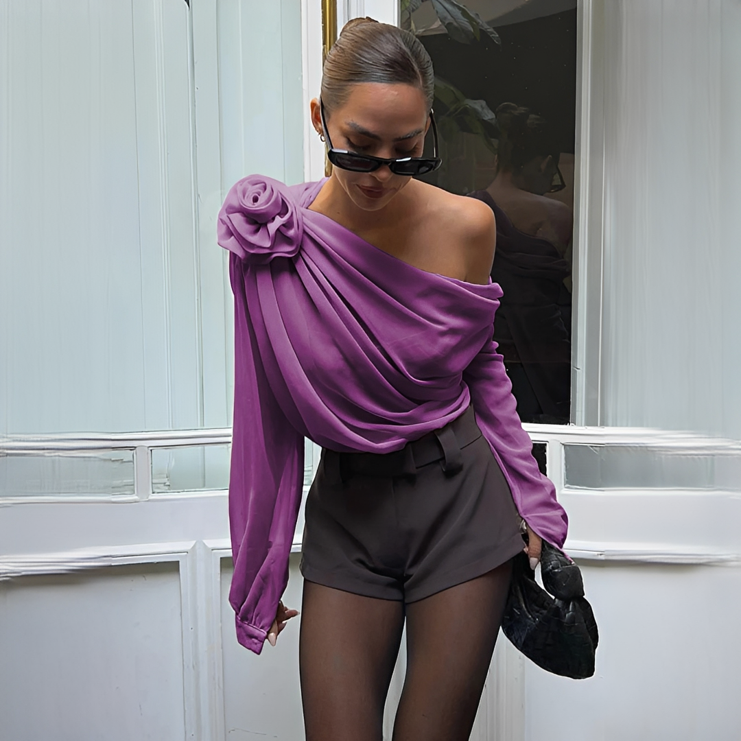Ellise - Blouse asymétrique élégante