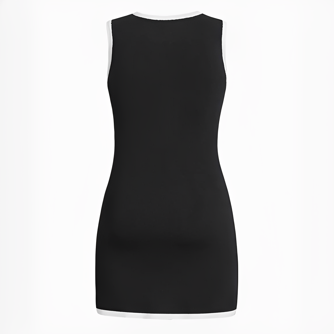 Delilah - Robe courte sans manches chic