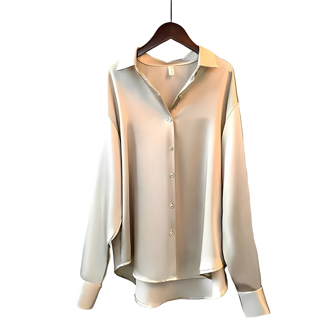 Zaniyah - Chemise brillante à manches longues