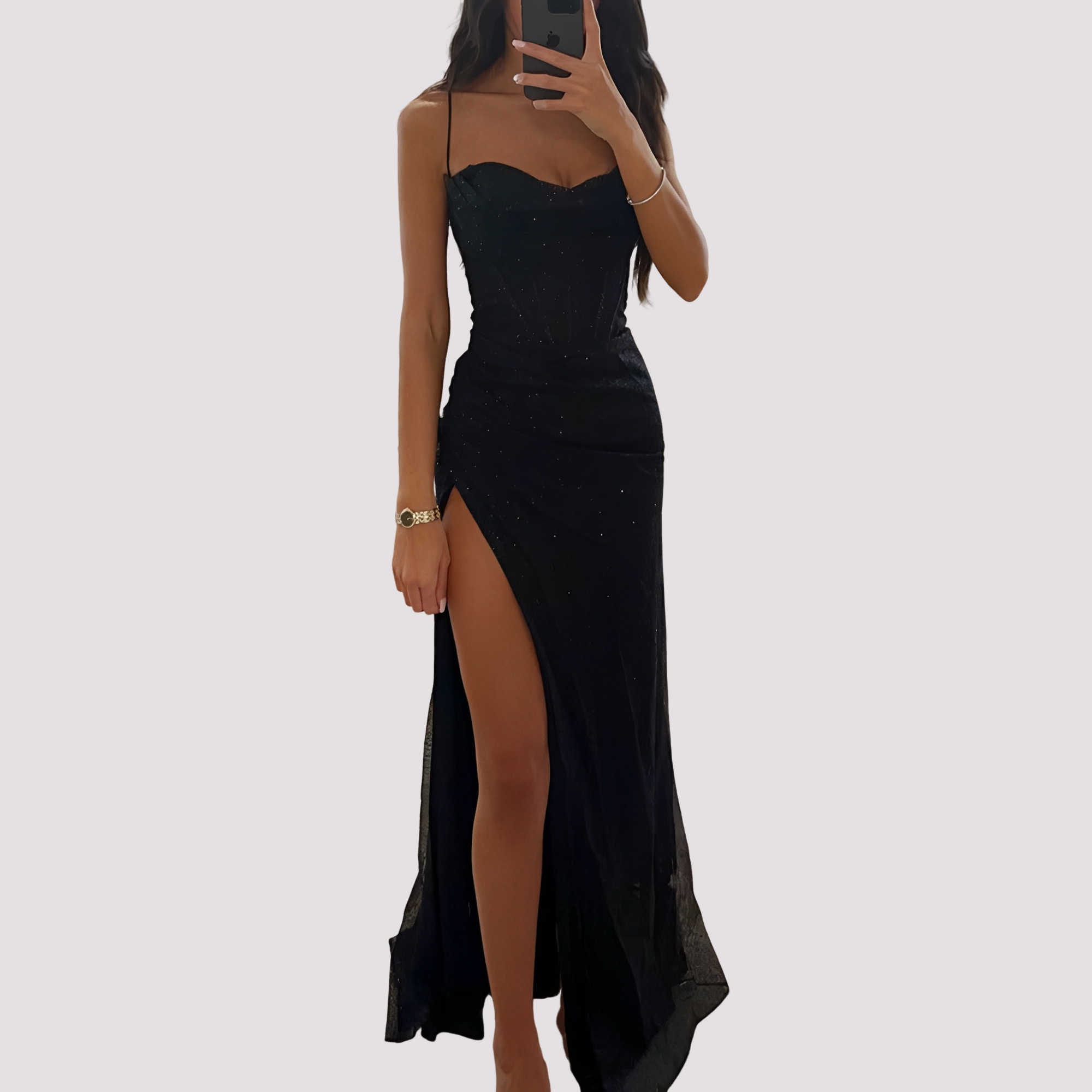 Bonnie - Robe Longue Élégante avec Fente