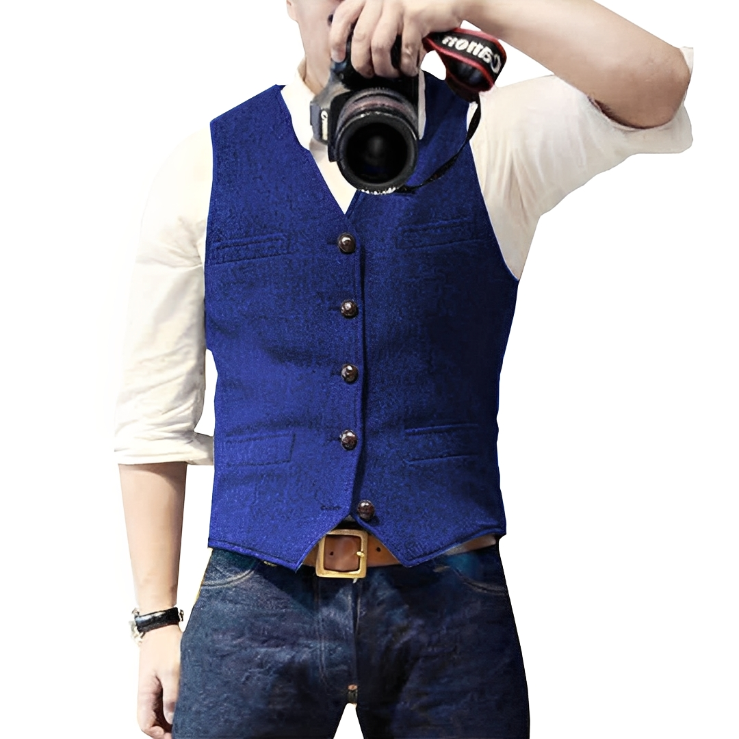 Ismaël - Stylish and Casual Autumn Vest for Men