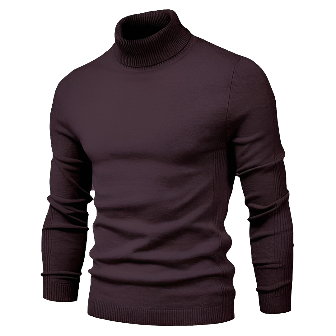 Darvin - Pull à col roulé chaud pour homme