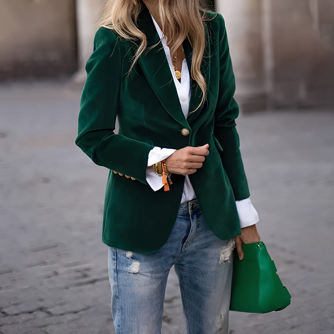 Lyliane - Klassische legere Damenjacke mit Knöpfen