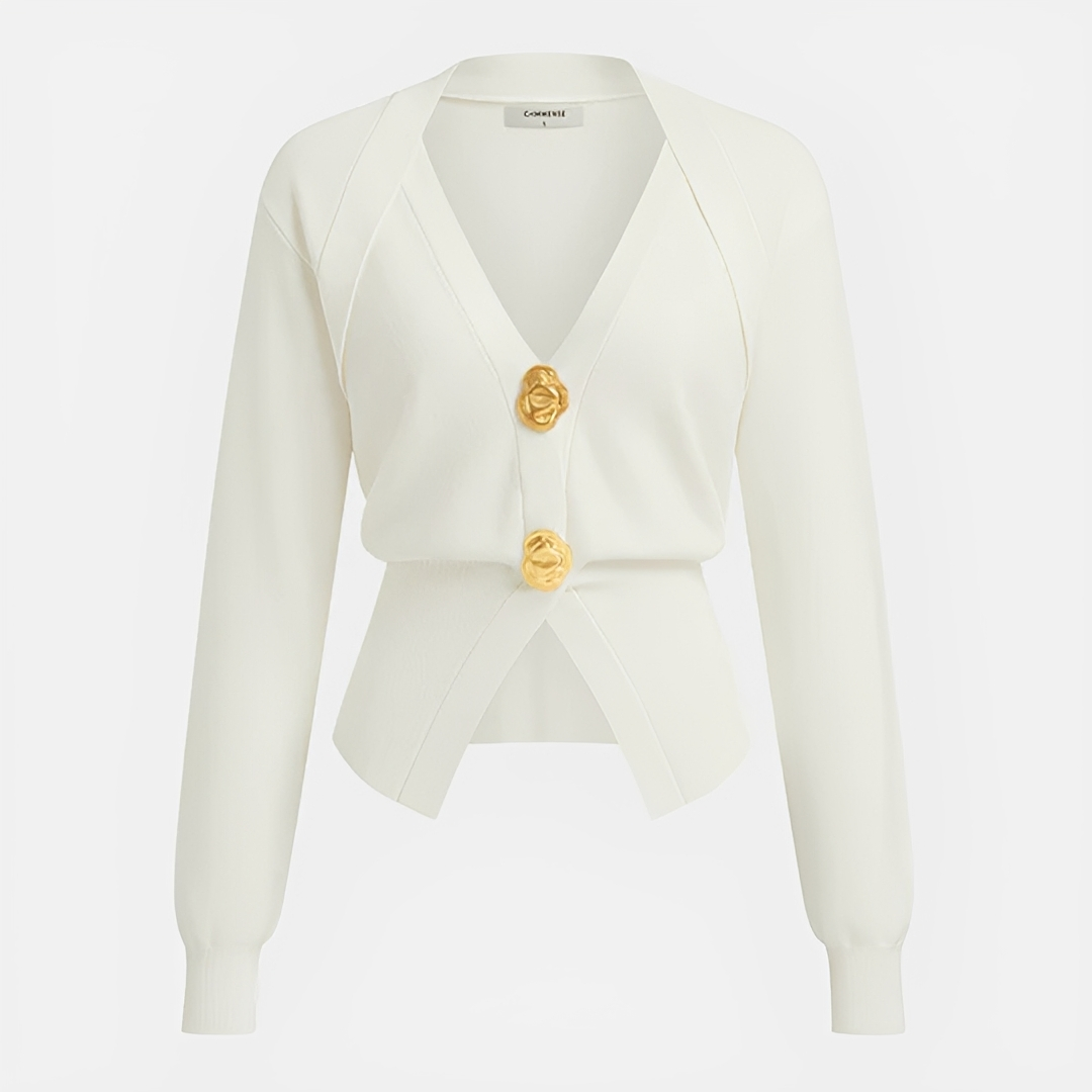 Kisha - Gilet Chic au Col en V