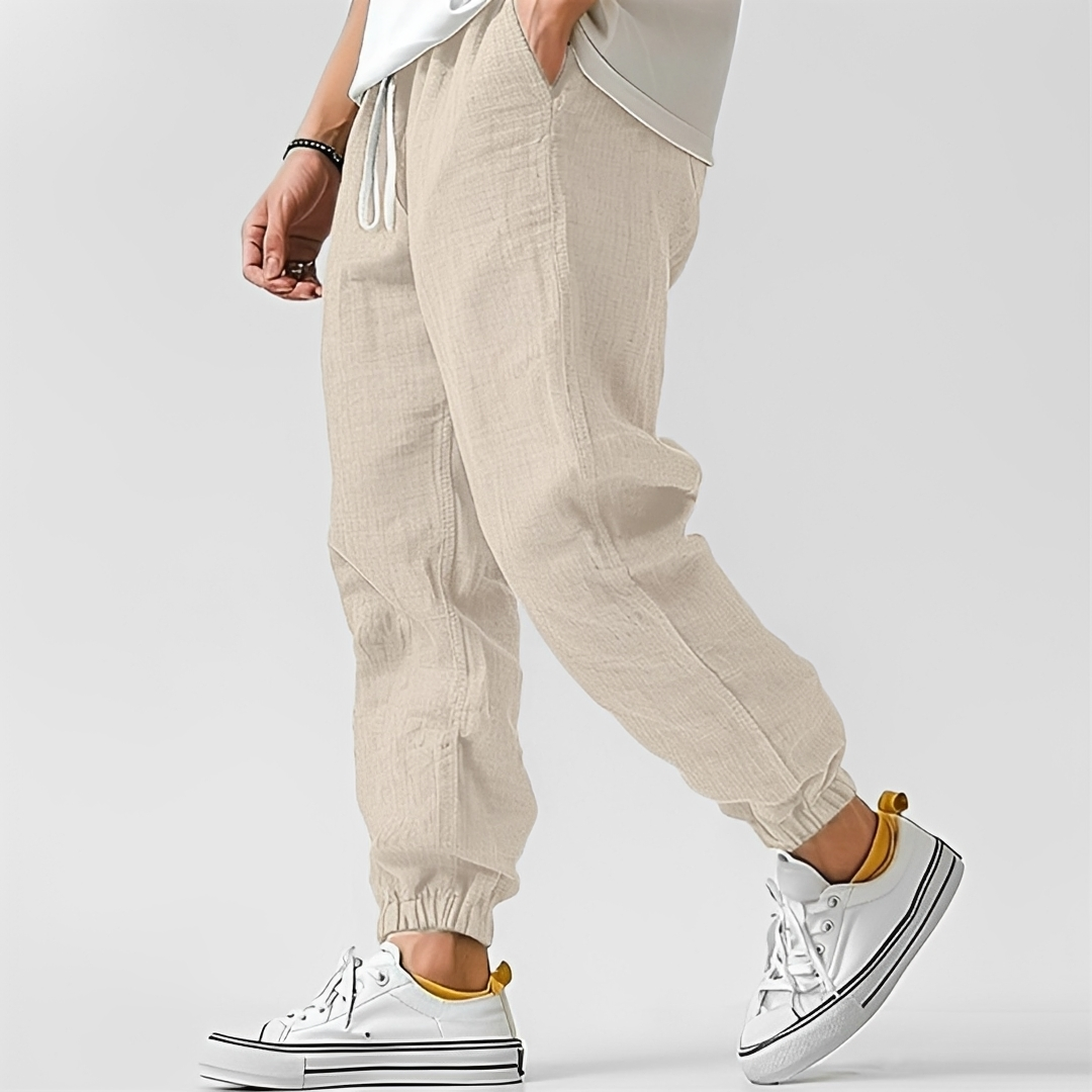 Robin - Un pantalon d'été élégant et polyvalent pour homme