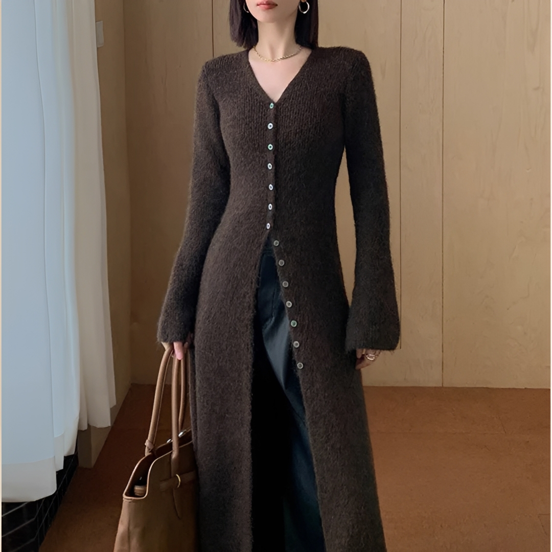 Zoey - Robe élégante col en V