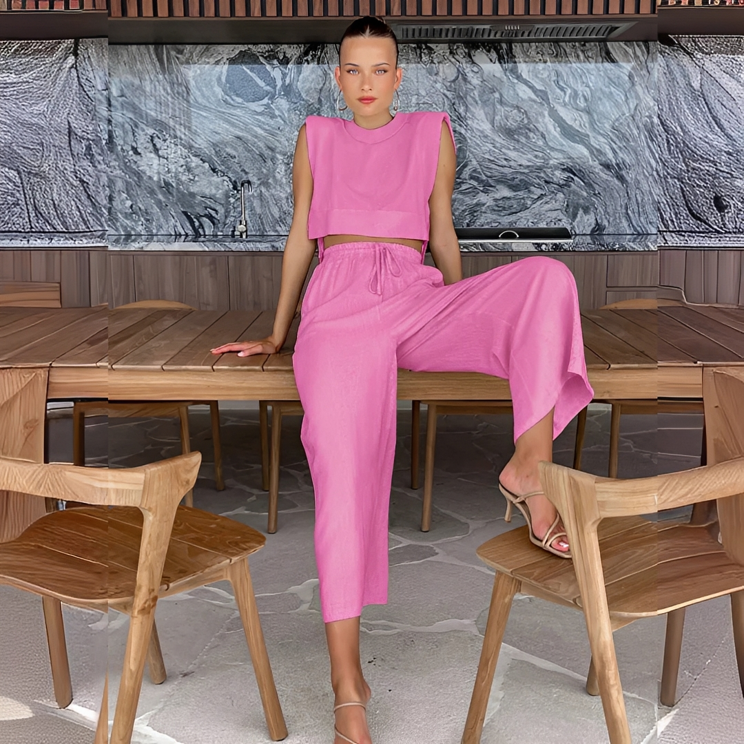 Meavel - Set chic avec pantalon ample et haut