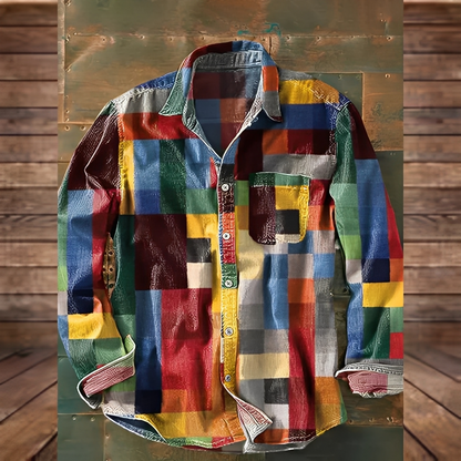 Gontran - Elegant shirt with handy pocket for man