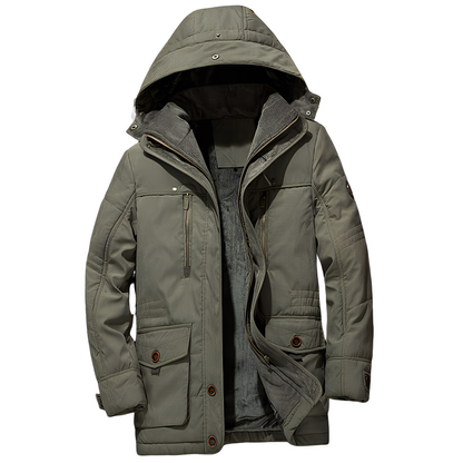 Bruce - Veste à capuche stylée avec doublure chaude pour hommes