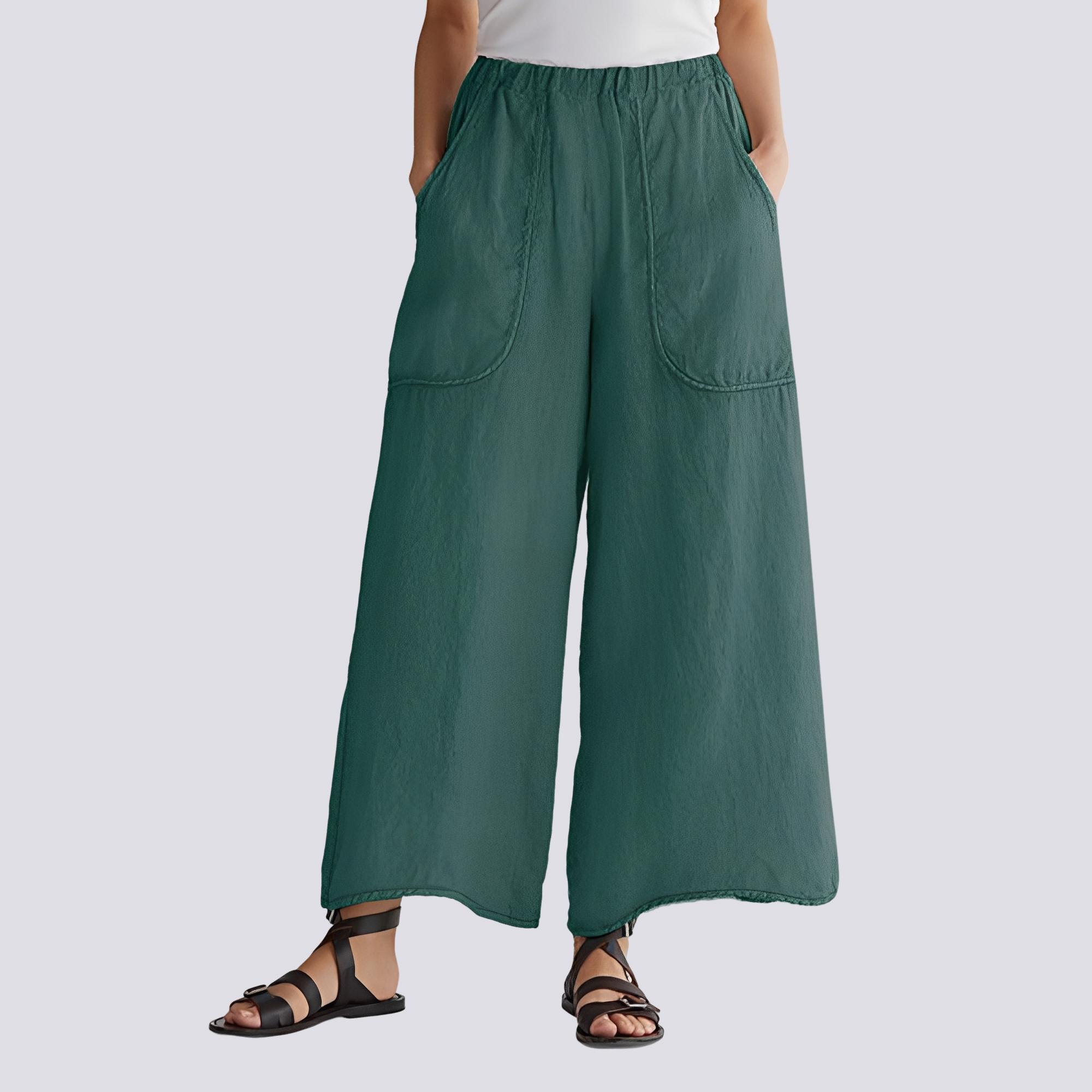 Angela - Pantalon décontracté à jambes larges pour femmes