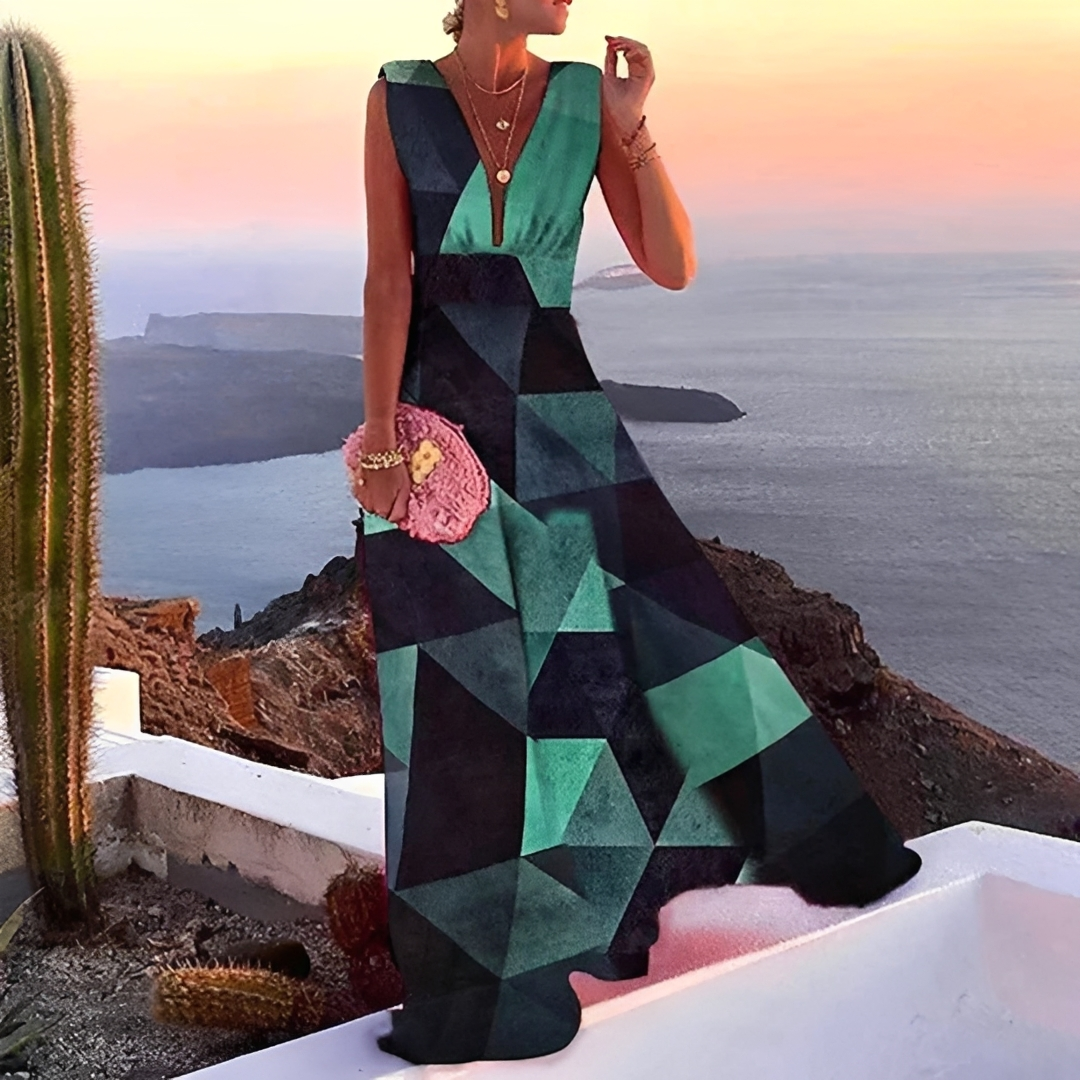 Lilyana - Robe Maxi Élégante Sans Manches