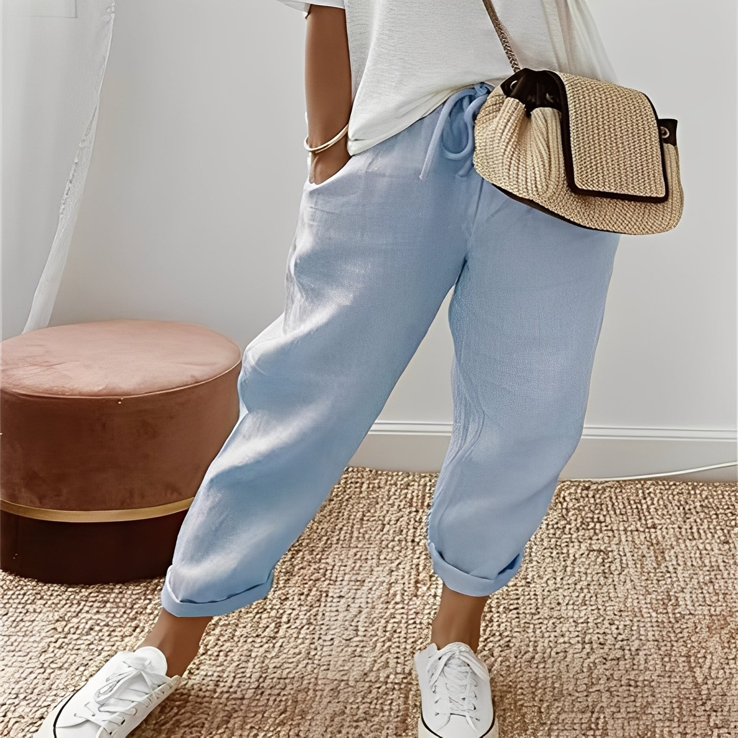 Brigitte - Pantalon avec cordon de serrage pour femmes