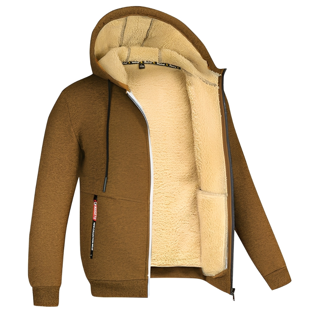Raphael - Warm, with fleece-lined hood for men