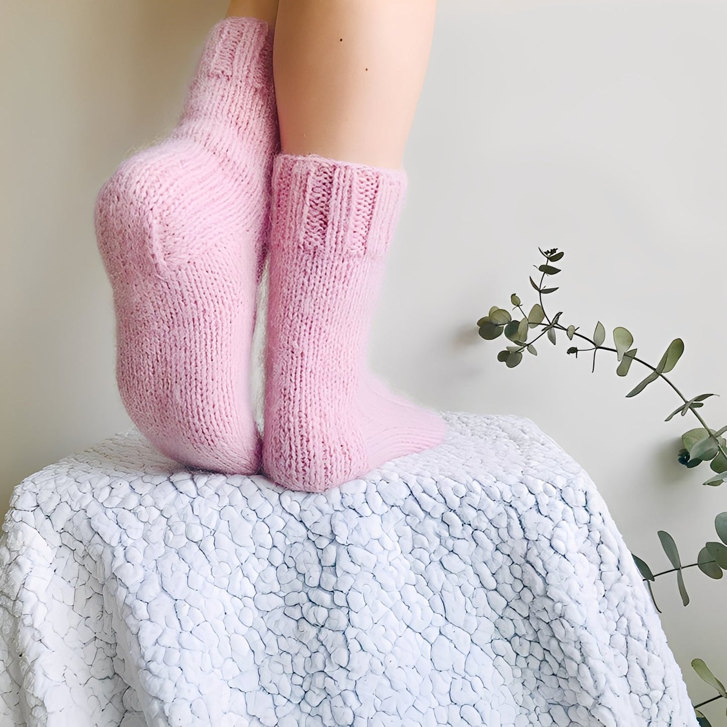 Dorothy - Chaussettes en laine tricotée chaudes pour femmes