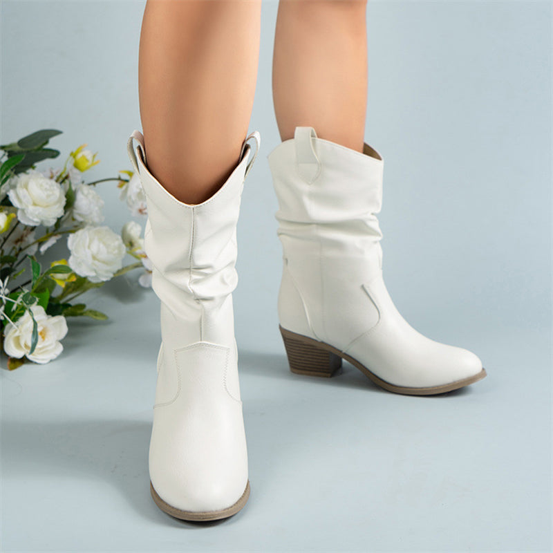 Mirabel - Bottes en cuir de cowboy traditionnelles pour femmes