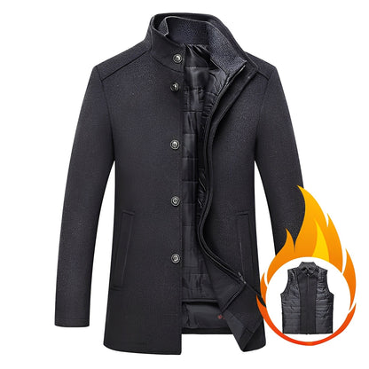 Axton - Veste élégante pour homme en laine avec gilet