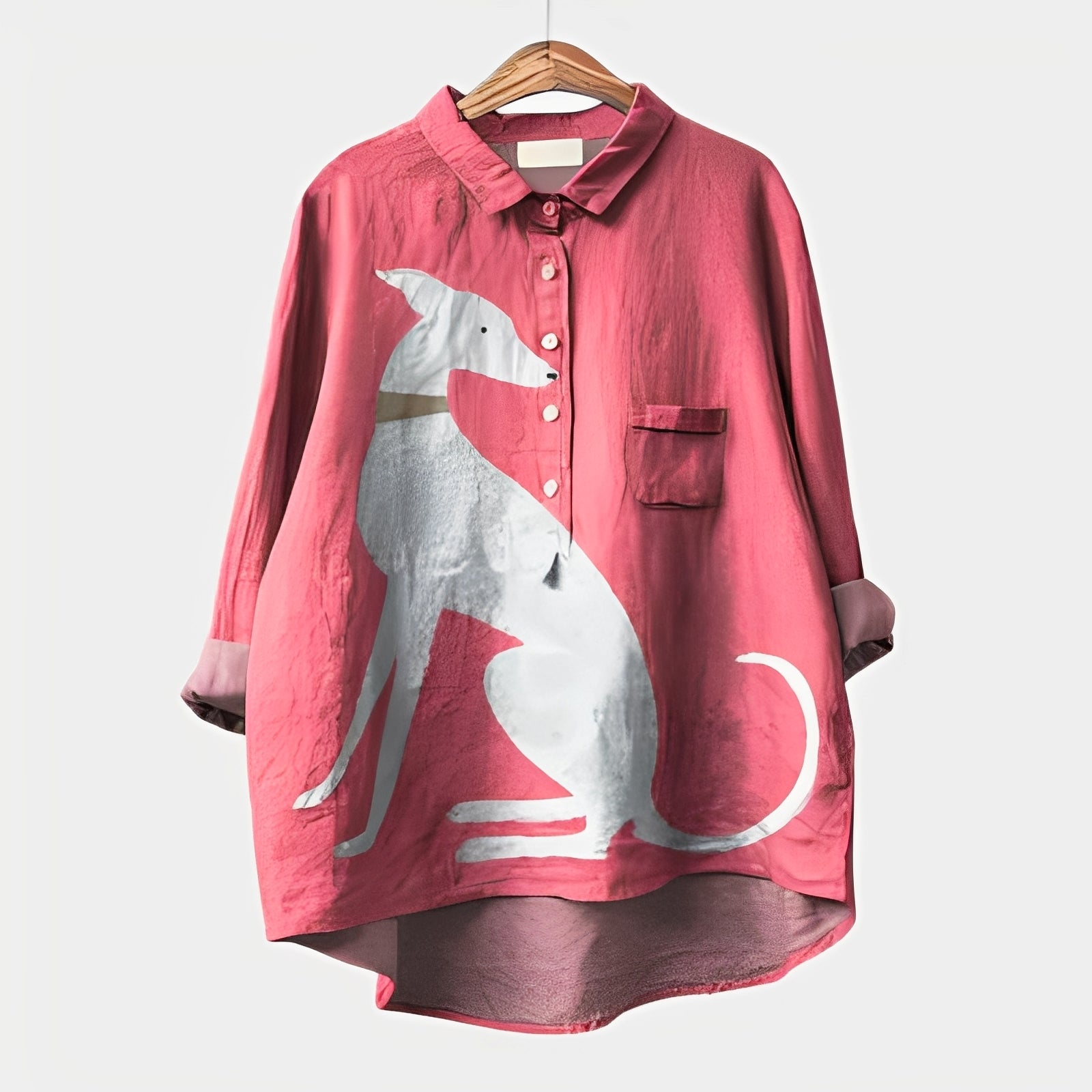 Eyden - Chemise artistique à manches longues pour femmes