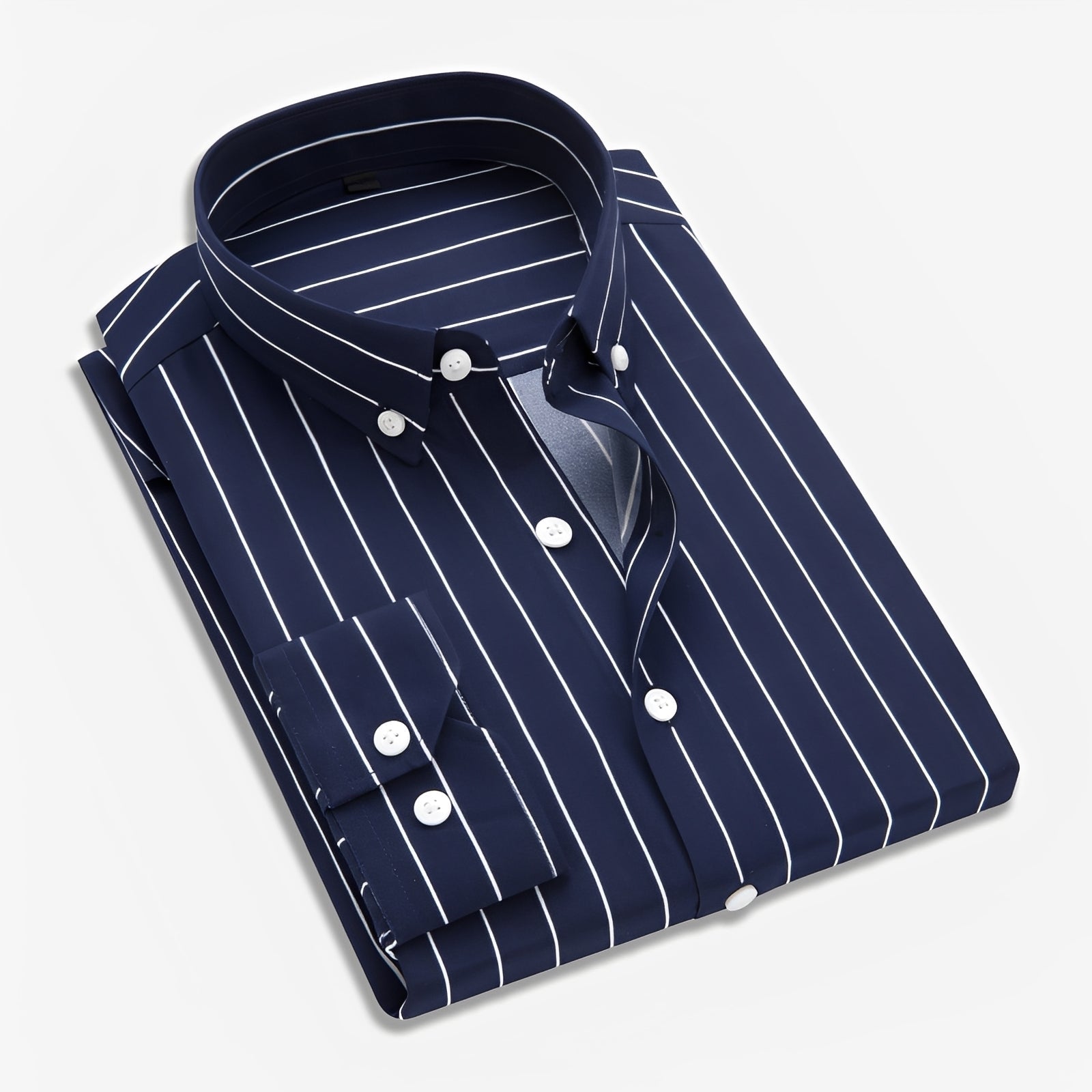 Edward - Chemise à rayures longues manches
