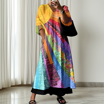Zanna - Robe élégante et colorée pour femmes