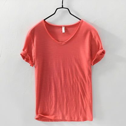 Lardo - einfarbiges atmungsaktives Herren-T-Shirt